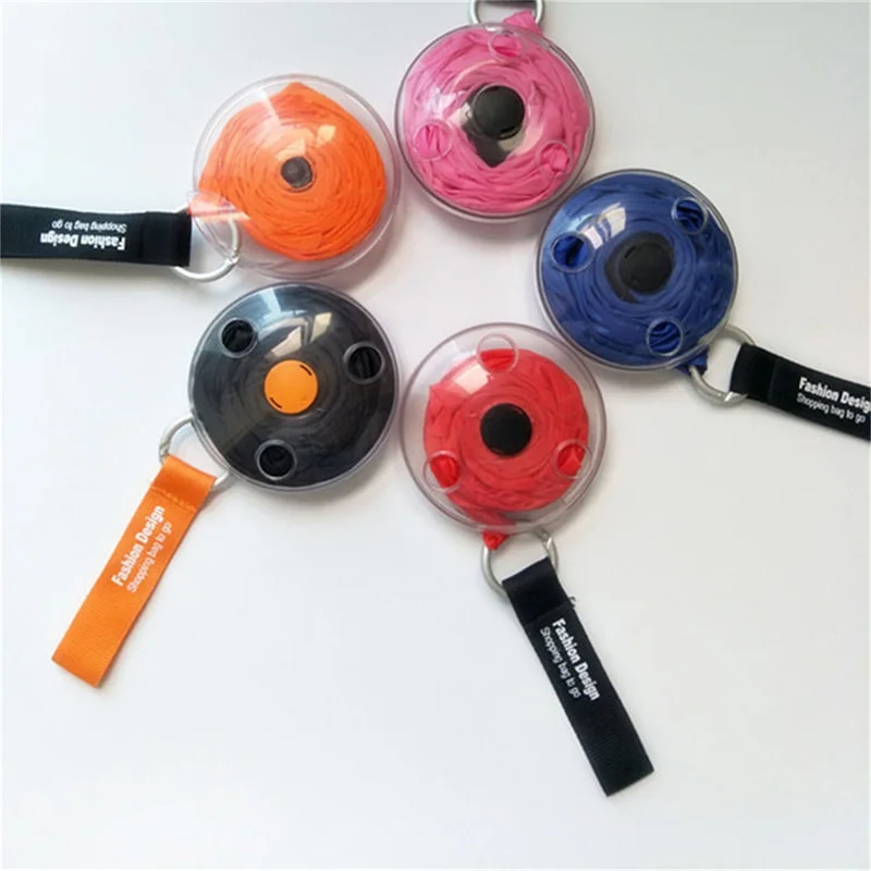 

Creative Portable Tote Disc Pouch Reusable Folding Large Capacity Shopping Shoulder Bag Handle Bag Multifunctional Storage Bag