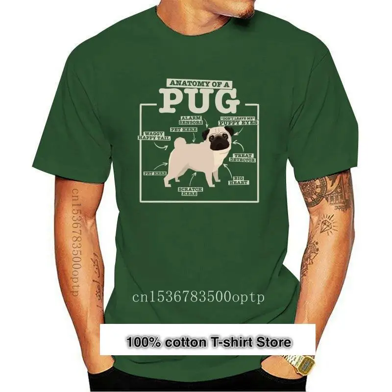 

Camiseta informal de manga corta para hombre, camiseta de manga corta con diseño de Pug, de buena calidad, novedad, 2021, 2021