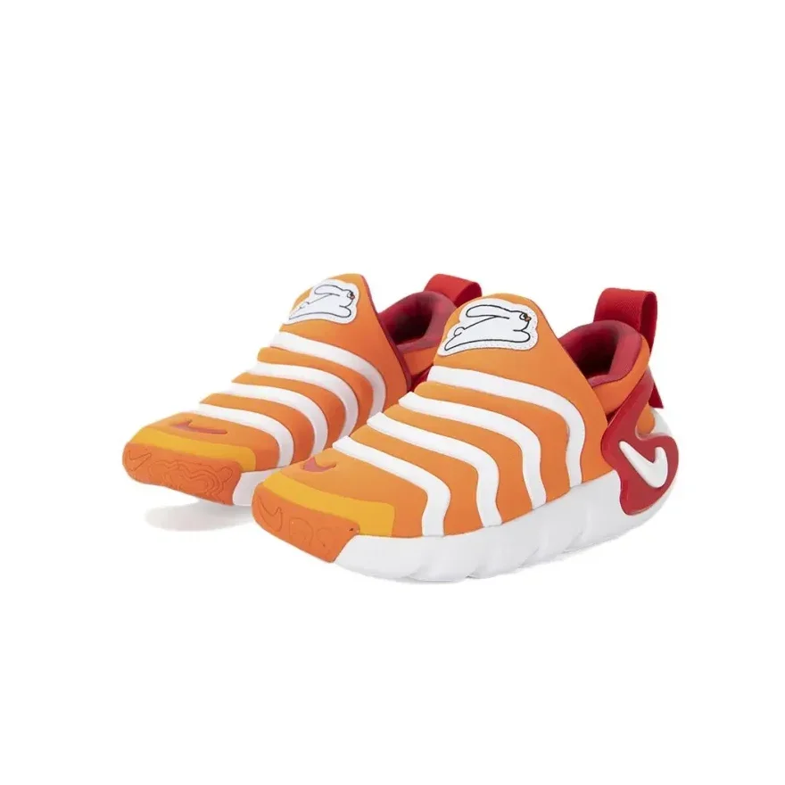 Фото Nike Dynamo Go Se Gcel Sports and Casual Shoes Orange and White Middle-Aged Children №3