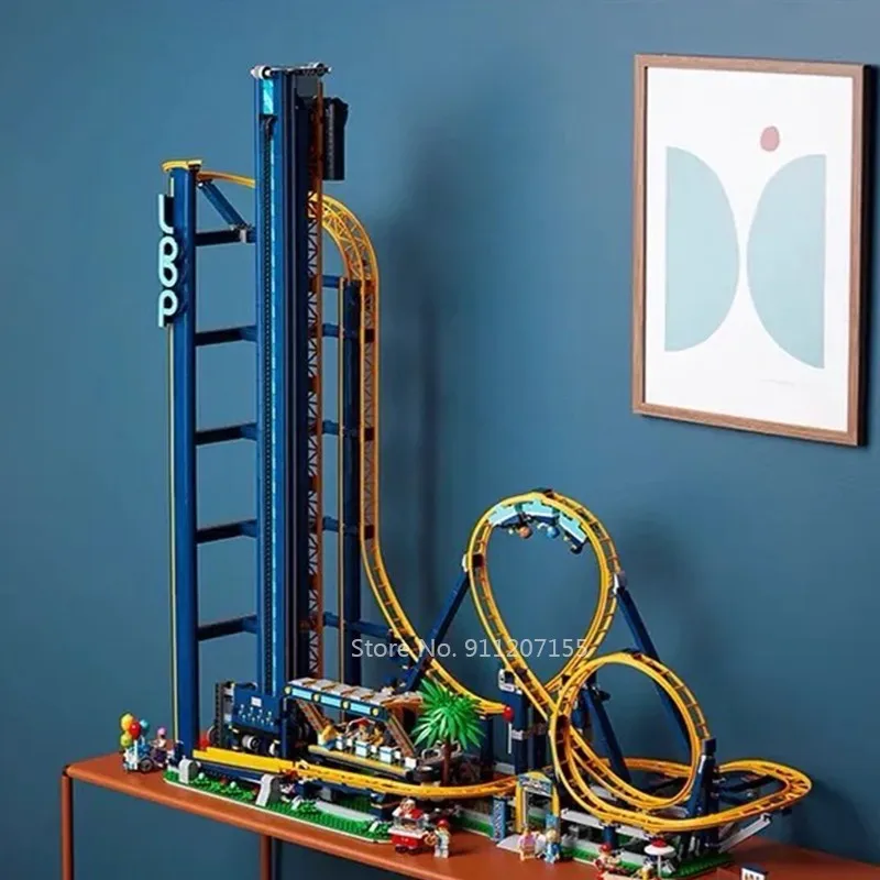 Новый совместимый 10303 Loop Coaster Парк развлечений 3756 шт. Модель Строительный блок