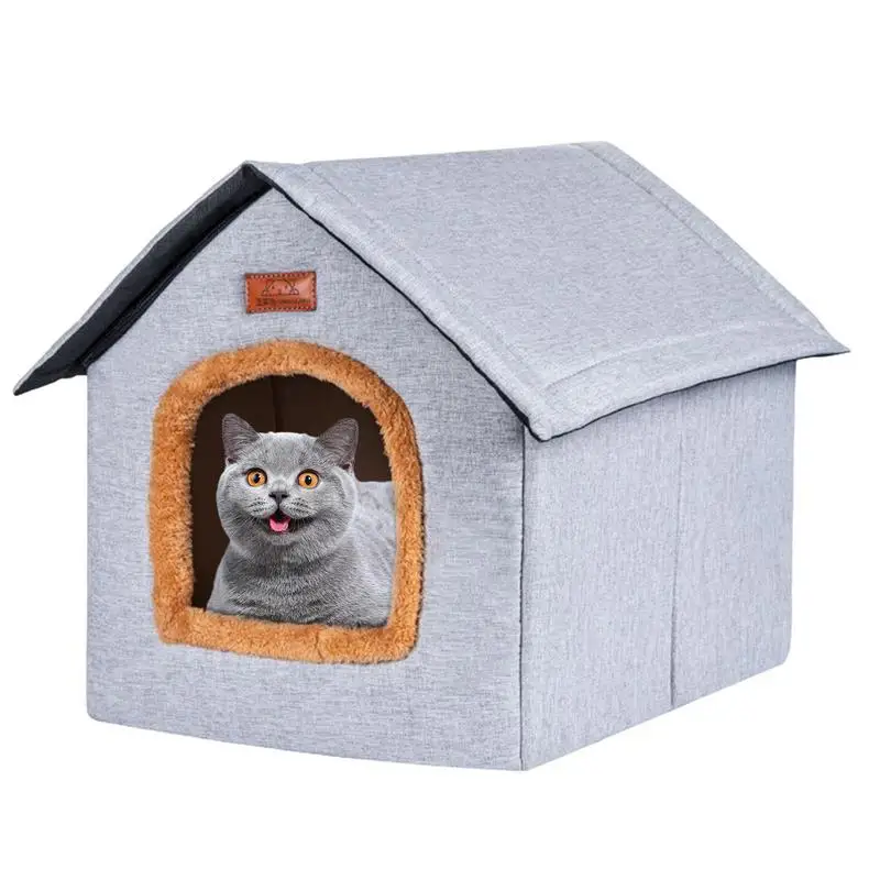 

Pet Supplies Weatherproof Cat Beds Shelter Warm & Comfortable Outdoor Indoor Pet Beds For Dog Kittens & Small Pets Cozy Shelter