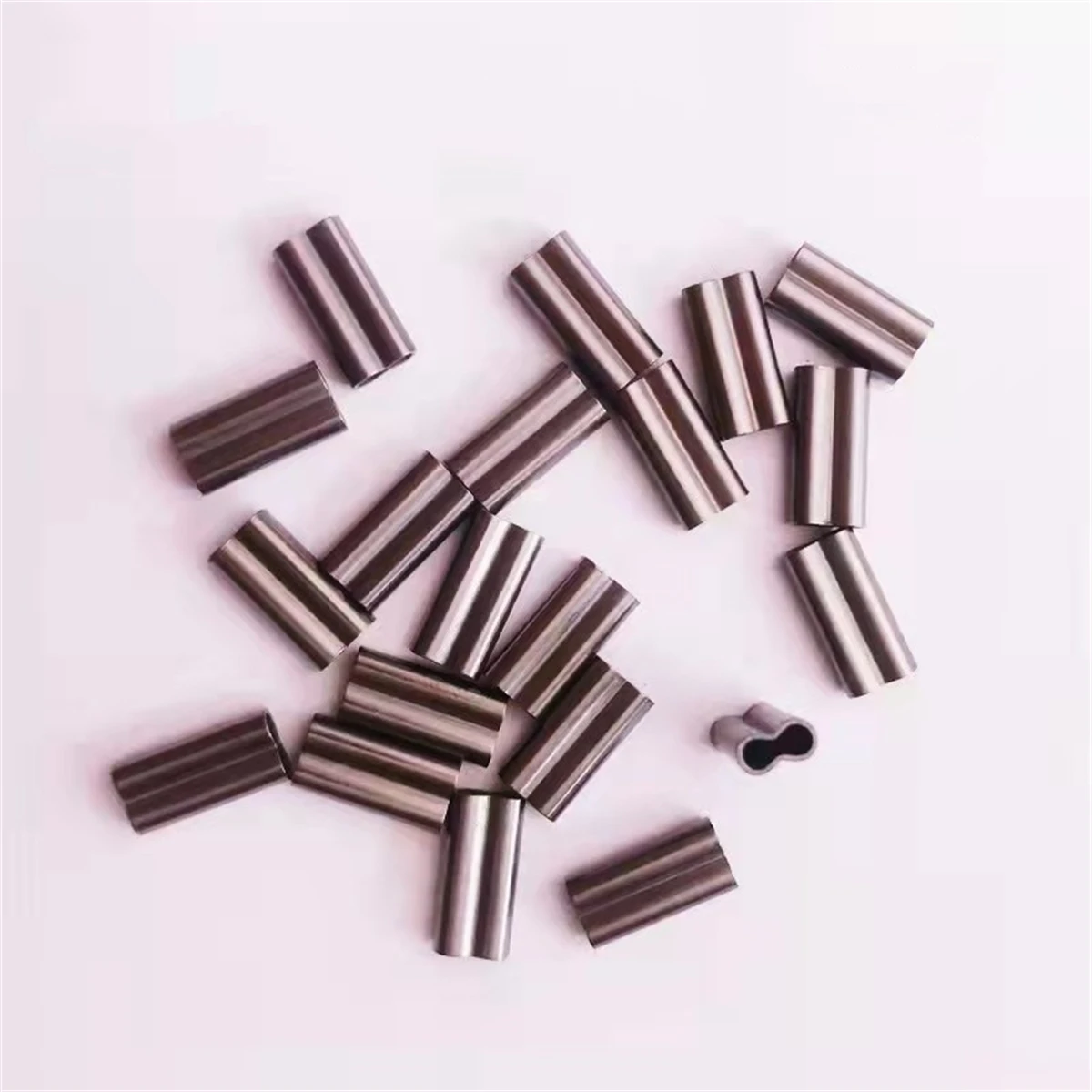 

Обжимные муфты с двойным цилиндром, медная трубка, соединительные крючки, аксессуары 0,8-2 мм