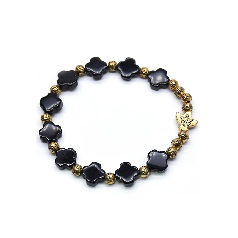 Браслет из натурального агата с изображением христианского Иисуса |