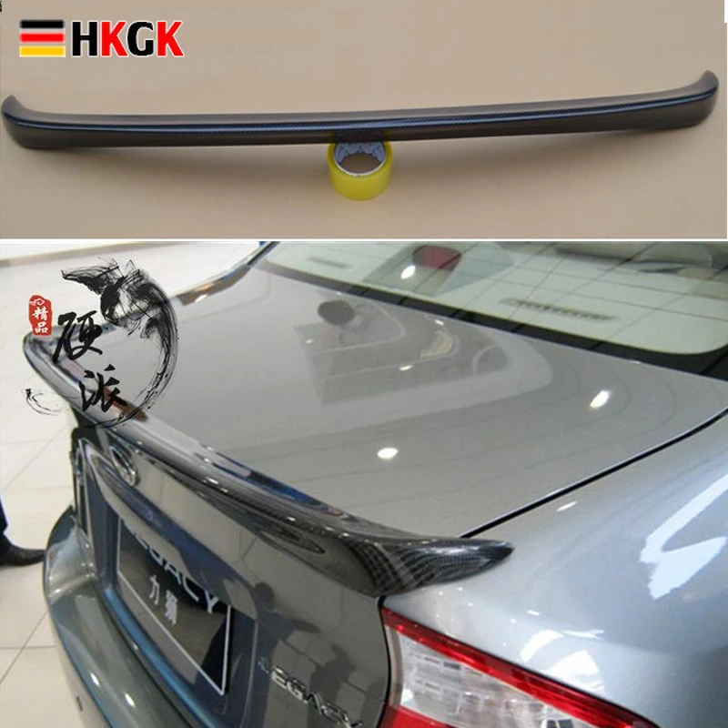 

FOR Subaru Legacy Spoiler 2004 2005 2006 2007 2008 Carbon Fiber Rear Roof Spoiler Wing Trunk Lip Boot Cover Car Styling