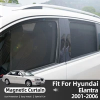 for hyundai elantra 2001 2006 car sun shades for windows magnetic mesh car curtain uv protect windshield sunshade