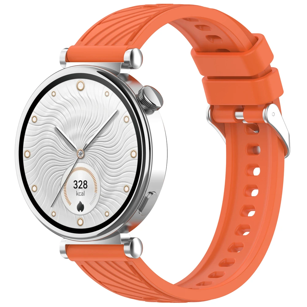 Фото Универсальный силиконовый ремешок 18 мм, 20 мм, 22 мм для Honor Watch SE GS3 GS4 4Pro, текстурный ремешок для ticwatch 2 E E2 E3 pro pro3 proX GTH GT №1