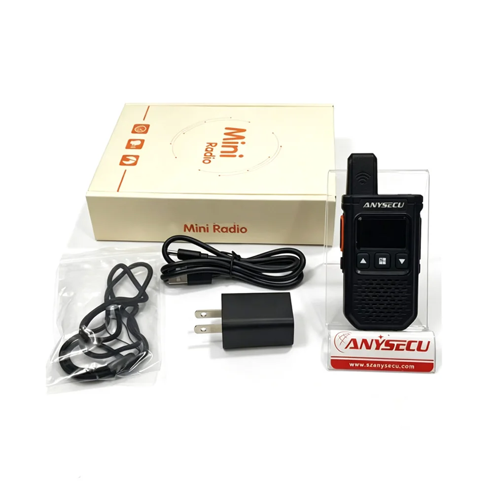 Anysecu C528 4G PoC Мини-рация 2800 мАч Type-C с шумоподавлением, GPS опционально, версия для Юго-Восточной Азии, двусторонняя связь PTT (art.: 3920dcd4e4479) - 3920dcd4e4479