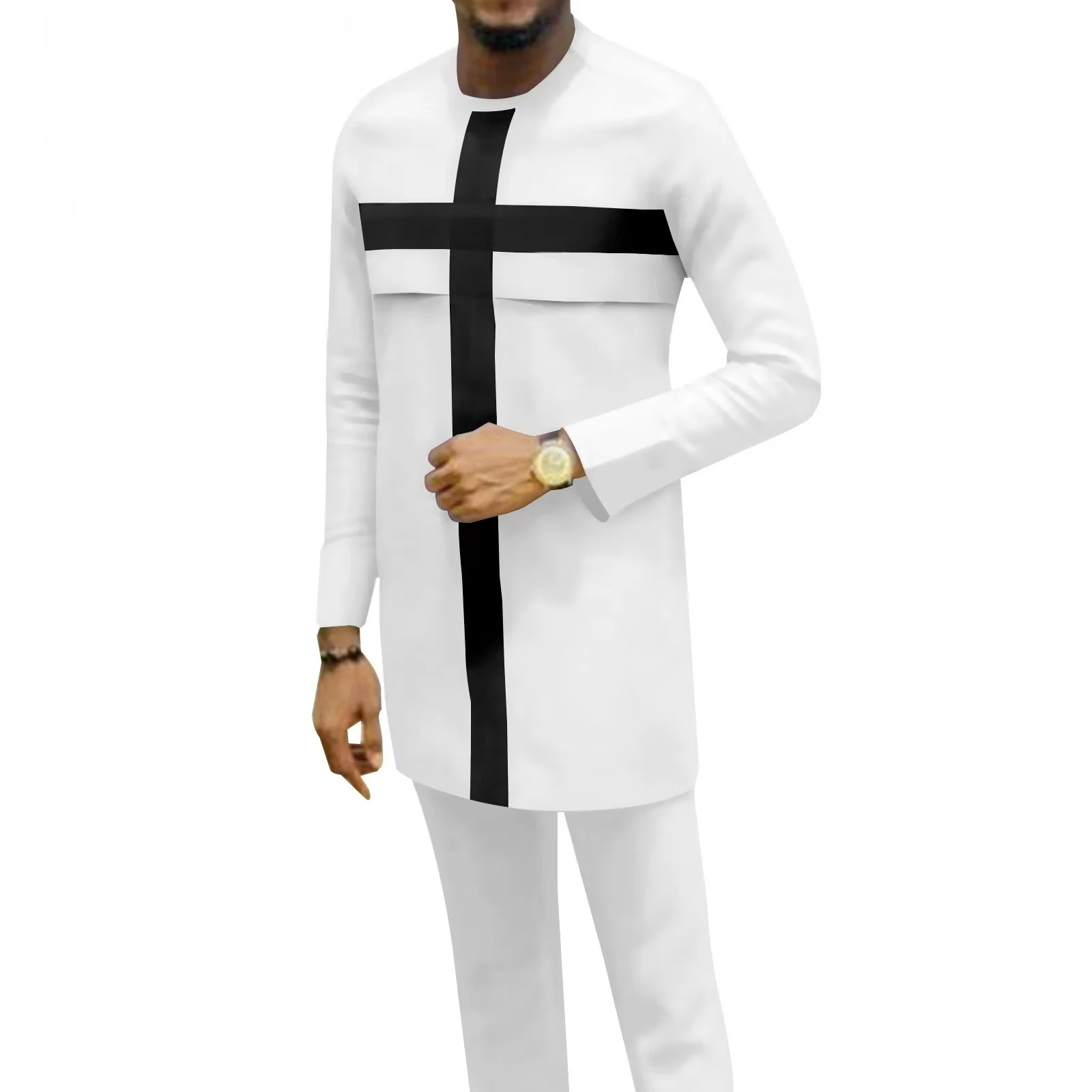 

Африканский комплект из 2 предметов для мужчин, блейзер с принтом и брюки Дашики, верхняя одежда, пальто из Анкары, вощеные наряды, костюм, Африканский базин