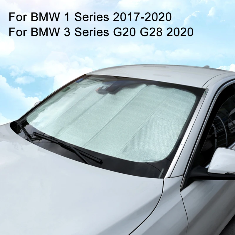

Car Window Sunshade Front File Windshield Sunshade Sun Protection For BMW 1 Series 2017-2020 3 Series G20 G28 2020 Car Accessory