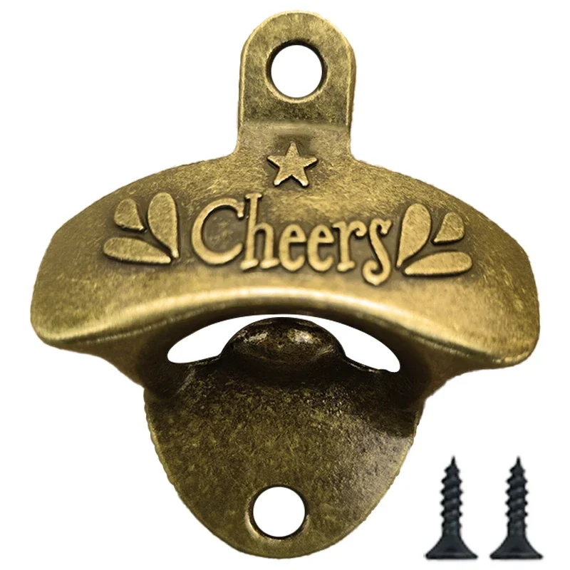 1 шт. настенная открывалка для бутылок Cheers