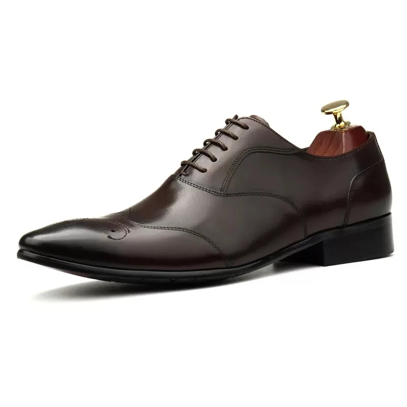 Summer Fashion Men Oxford Leather Dress 
