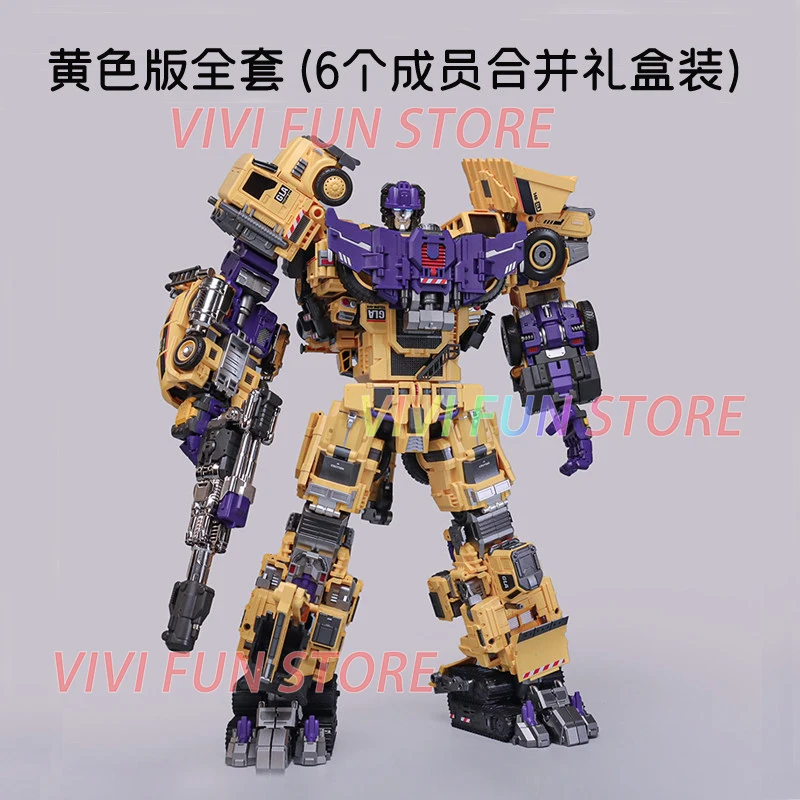 Фото В наличии MECHA INVASION GIANT LEGION Devastator Scrapper Hook Mixmaster Scavenger Bonecrusher Long Haul Модельные игрушки GLA-01-06 №2