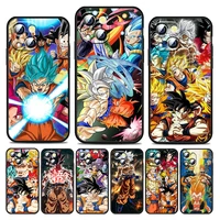hot anime dragon ball cool for apple iphone 13 12 11 pro max mini xs max x xr 6 7 8 plus 5s se2020 soft tpu black phone case