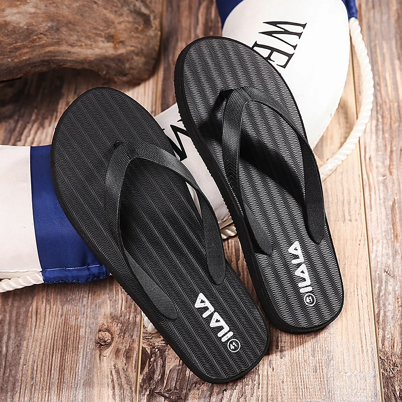 

PARZIVAL 2023 Men Flip Flops Summer Slippers Beach Sandals Non-slip Casual Flat Slippers Indoor Sandal for Men Outdoor Slides