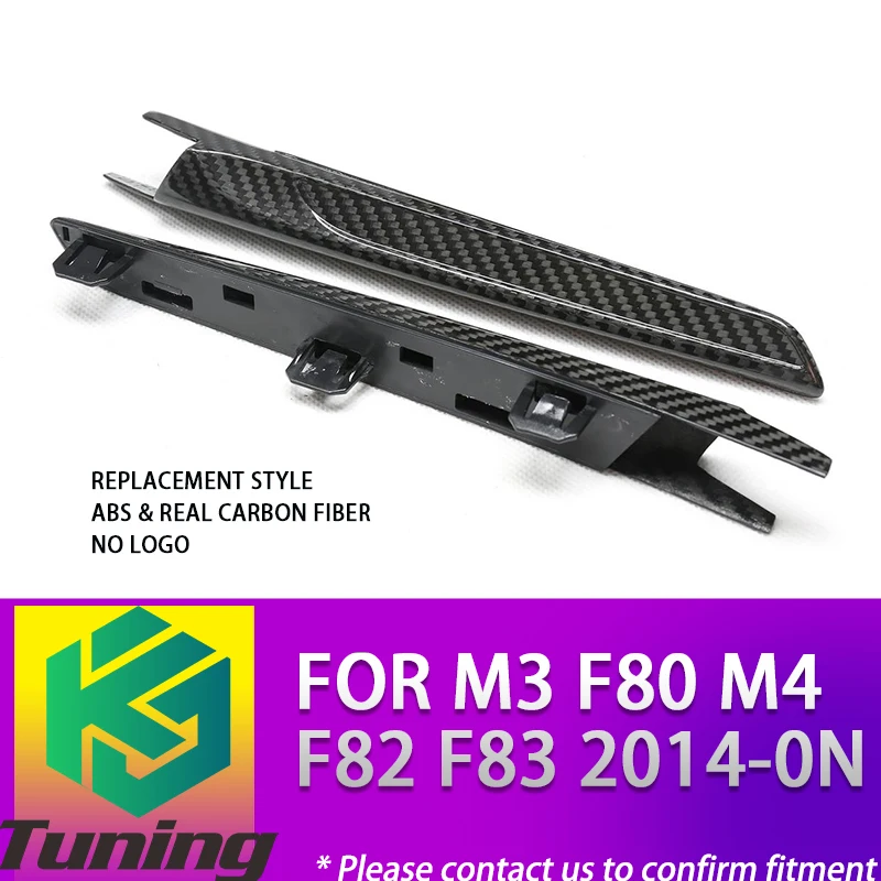 ABS настоящая сухая вентиляционная накладка из углеродного волокна для BMW M3 F80 M4 F82