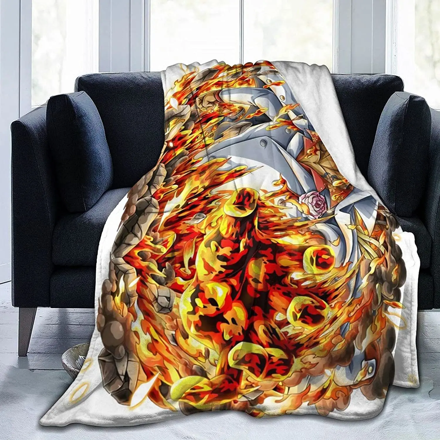 

Akainu Fluffy Soft and Comfortable Blanket, Anime Warm Embrace of Sympathy