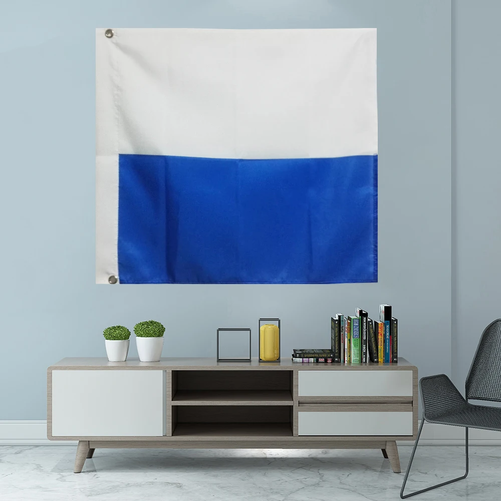 Швейцарский Флаг кантона Люцерна, графический напечатанный на заказ висячий баннер, спортивный полиэстер, крышка вала, втулки, 3x3 фута, 90x90 см Швейцарский Флаг кантона Люцерна, графический напечатанный на заказ висячий баннер, спортивный полиэстер, крышка вала, втулки, 3x3 фута, 90x90 см