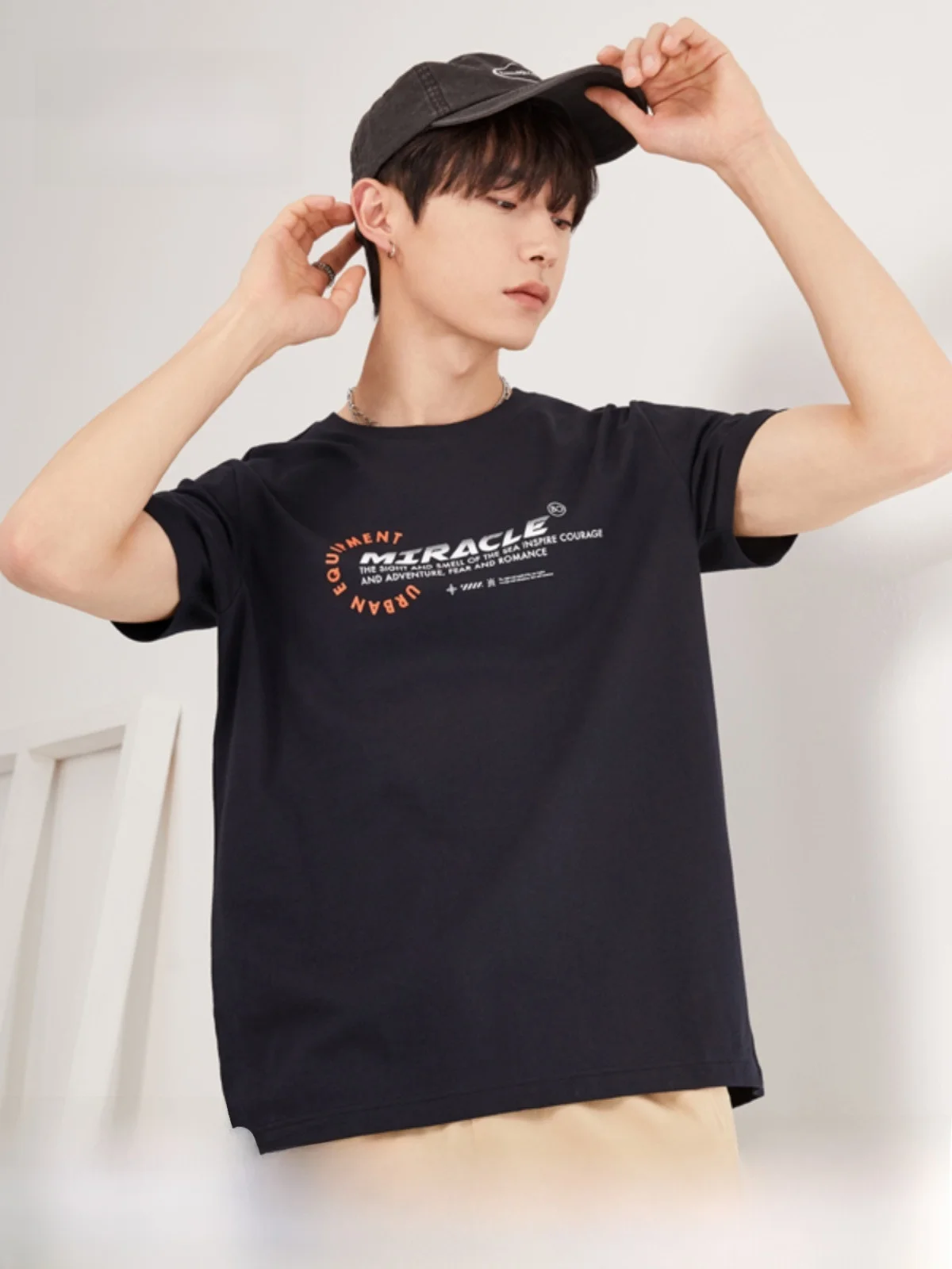 Banney Road летняя новая Гонконгская футболка с круглым вырезом и короткими рукавами