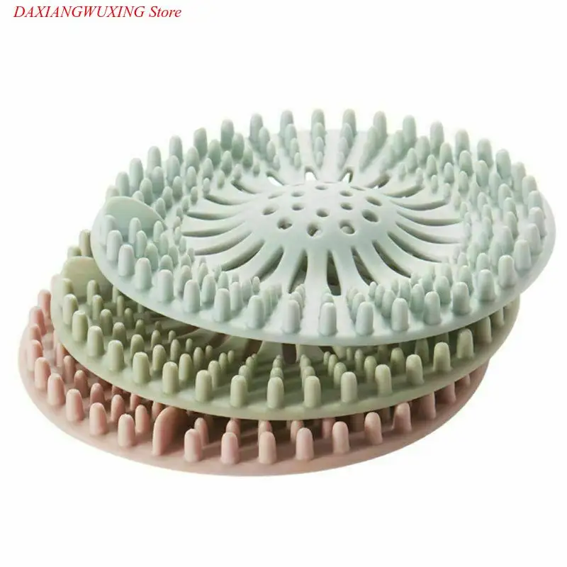 

Silicone Sink Strainer Filter Water Stopper Floor Drain Hair Catcher Bathtub Plug Bathroom Kitchen Basin Stopper