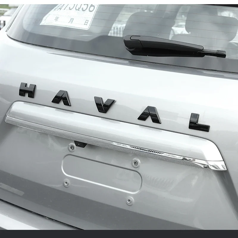 

Для Haval H7 2025, Стайлинг автомобиля, передняя решетка из углеродного волокна, логотип, задняя этикетка, наклейка, крышка, ABS, аксессуары для авто Modificaiton