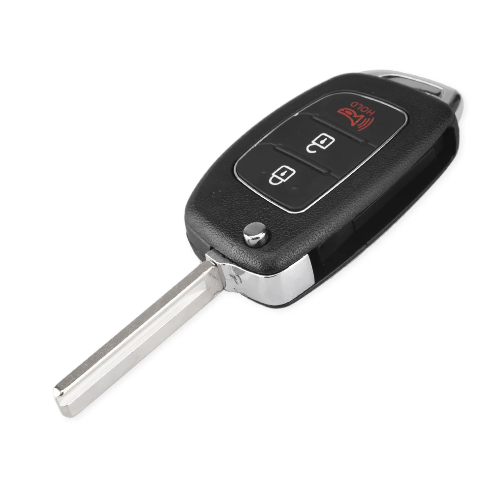 Фото Брелок для автомобиля KEYYOU, для Hyundai Solaris ix35 ix45 ELANTRA Santa Fe New Verna 3/4 №3
