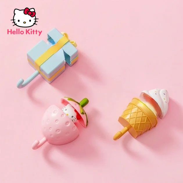 

Hello Kitty Telescopic Hook Cute Nail Household Sticky Hook Free Punch Kitchen Bathroom Available