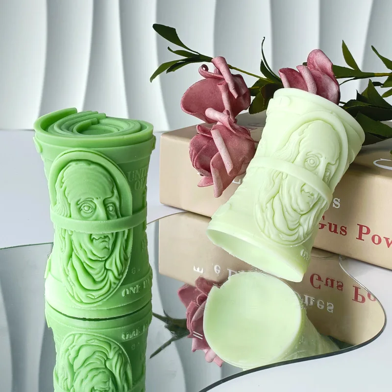 3D денежный доллар силиконовая форма сделай сам ароматическая свеча смола с