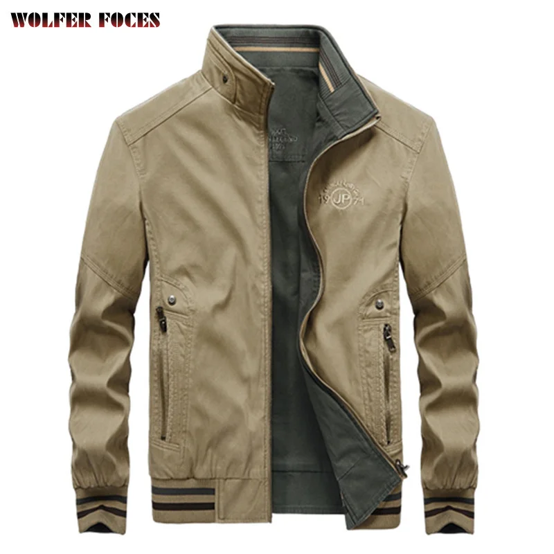2022Middle Aged Jacket Men's Spring And Autumn Wear Business Casual Men's Large Coat Fashion Tooling