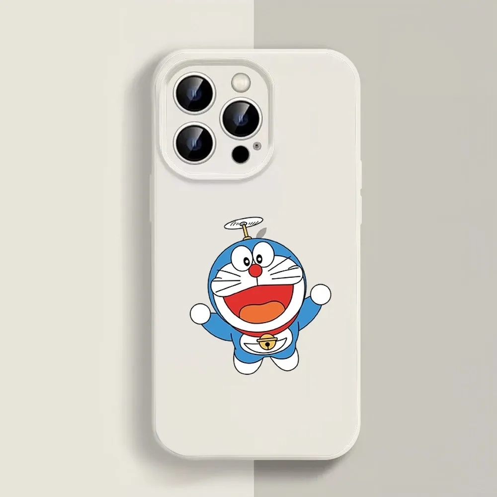 Милый мультяшный D-Doraemon чехол для телефона Iphone 11 13 14 Pro Max X Xr Xs Se2020 12mini белый