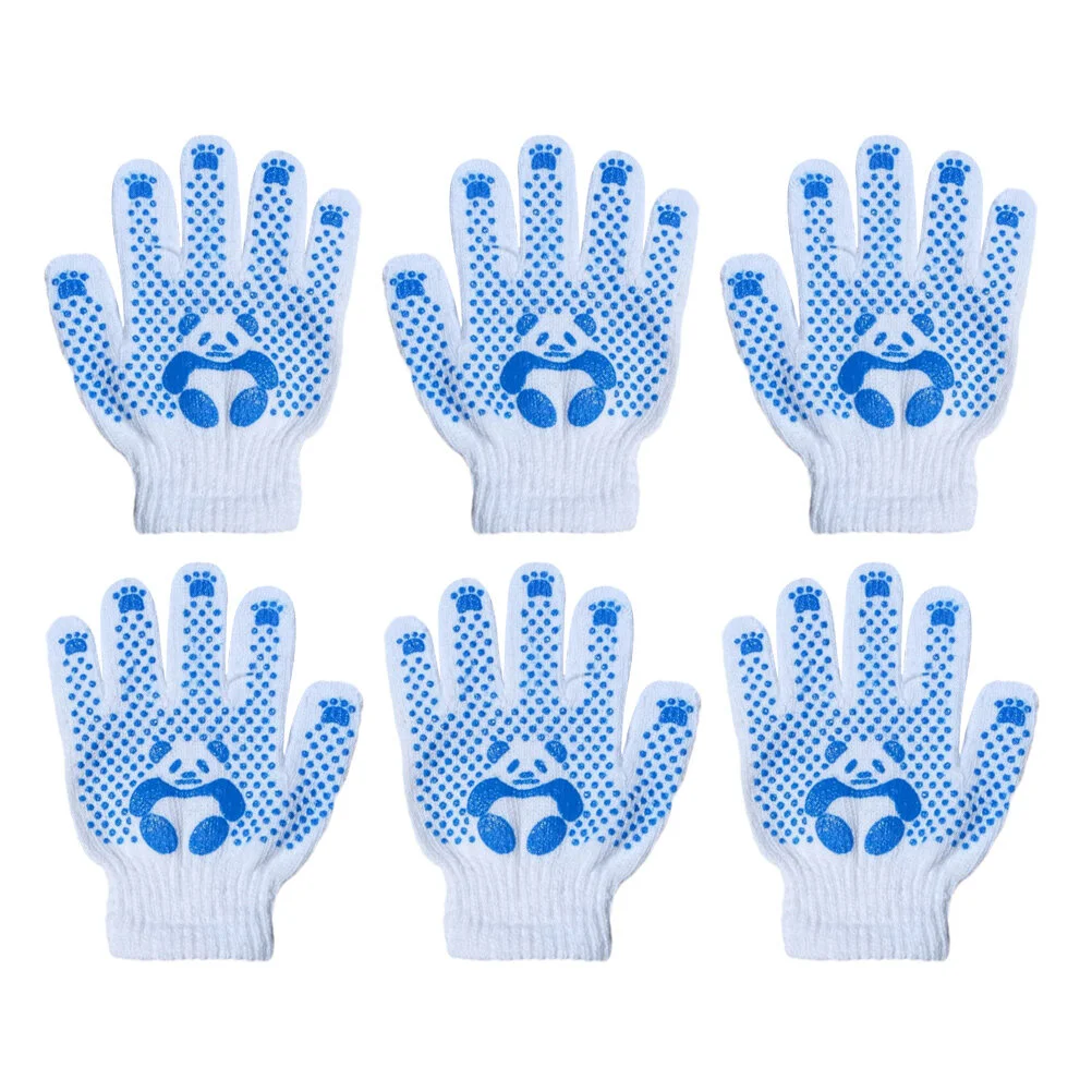 

3 Pairs of Kids Gardening Childrens Working Polyester Cotton Hand Protection