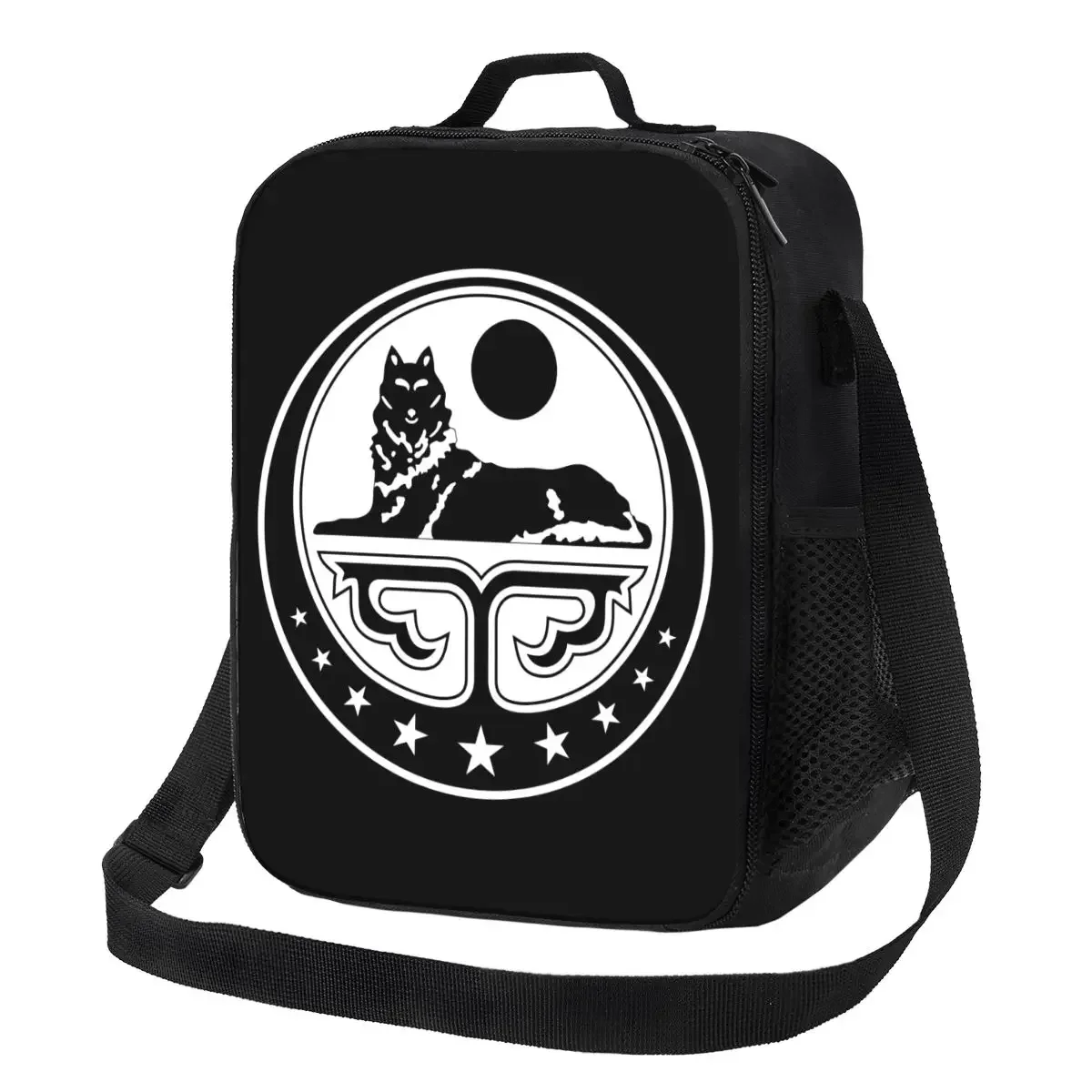 Chechen герб оружия изолированная сумка для ланча женщин Chechnya термоохладитель бенто
