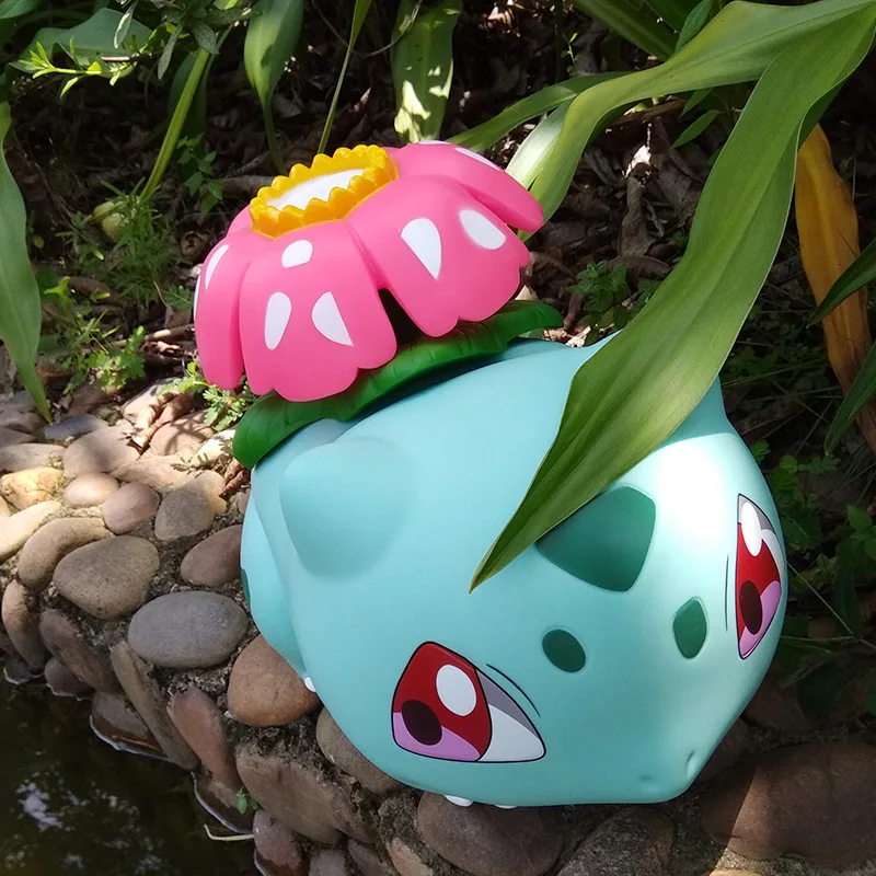 Аниме фотореквизит 36/40 см фигурка цветка кукла статуя 1:1 милая голубая Жаба