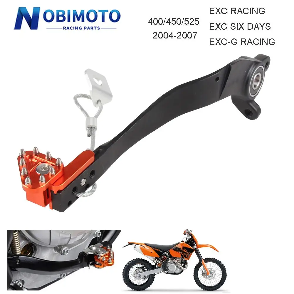 

Кованая задняя педаль тормоза с ЧПУ для мотоцикла KTM EXCG EXC MXC 400 450 525, шестидневная фабрика Racing 2004-2007 Motocross MX