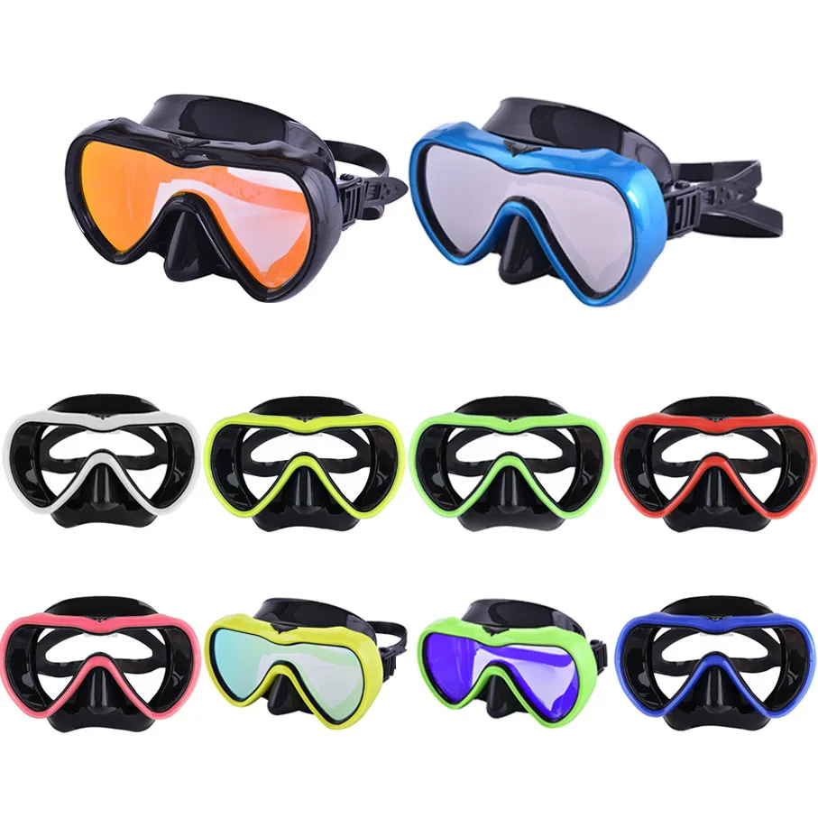 

Silicone Scuba Dive Mask Big View Anti-Fog UV Use for Swimming Diving Snorke for Water Sports Snorkeling Equipment