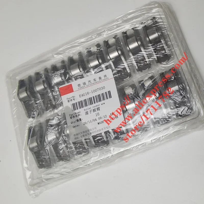 Фото Комплект из 16 клапанных рокеров для двигателей Chery Tiggo 4, Arrizo 5, 7, A3, M11, Tiggo 3, 7, A5, Fora с двигателями E4G16/E4G15B/E4T15/481/484 №1