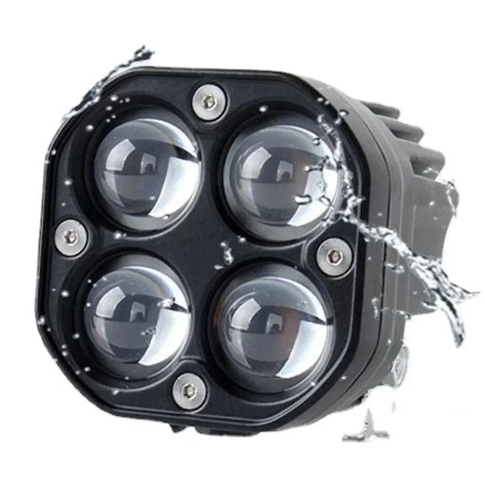 

Four-Leaf Clover LED Fog Light Lens Spotlight Motorcycle Electric Vehicle for Refit Off-Road Lamp