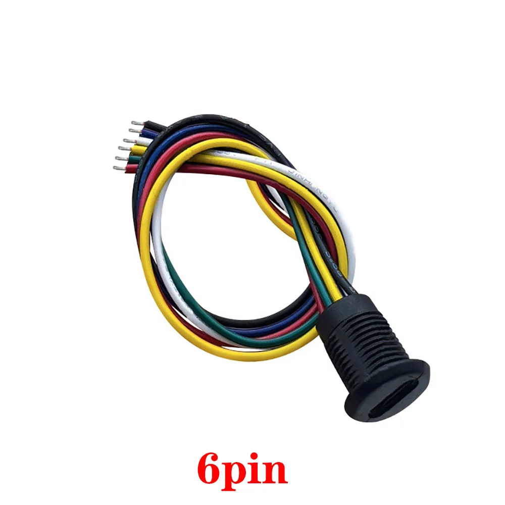 2/4/5/6P USB-разъем для сильного зарядки типа C с гайкой PH2.54, стопорная пластина, гнездовой тип C, водонепроницаемый гнездовой разъем