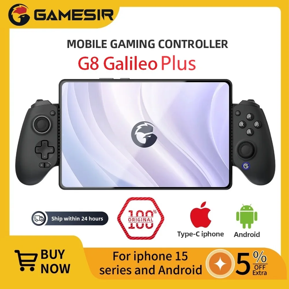 Беспроводной контроллер Gamesir G8 Plus для мобильных ПК Android iOS Nintendo Switch Bluetooth Game Console Steam