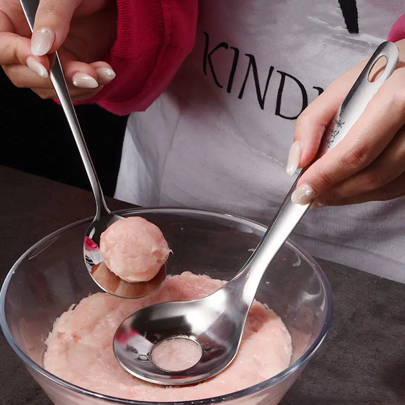 

Making Meatball Magic Tools Home Meatball Maker Kitchen Fish Ball Press Meatball Tool Fried Meatball Scoop