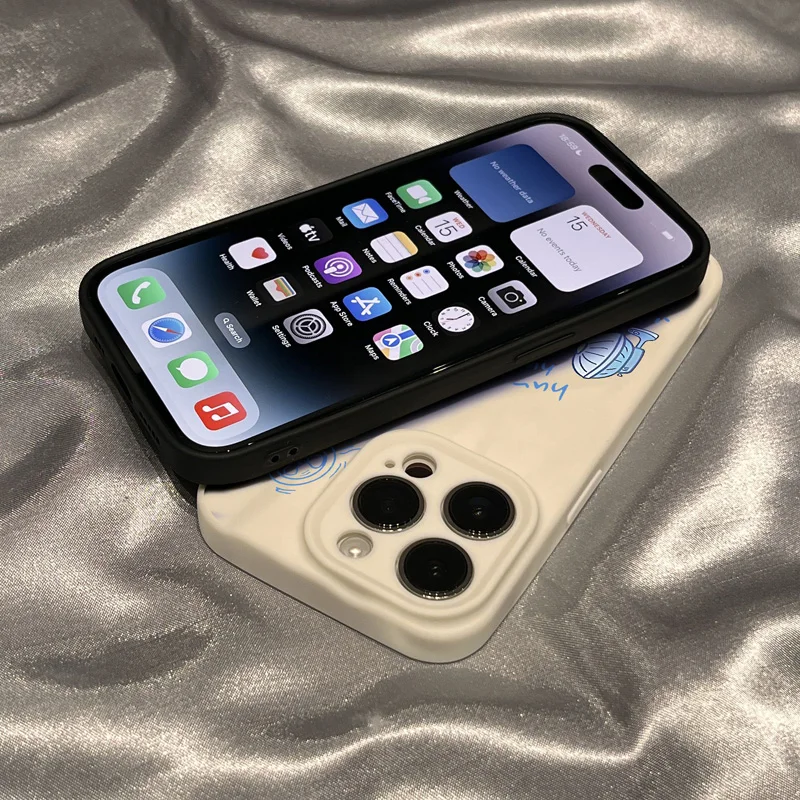 Чехол для телефона с вентилятором Gourde Funny Cute Case Cat Dog Iphone 16 15 14 13 12 11 Pro Max IP 7 8 Plus Iphon X XS