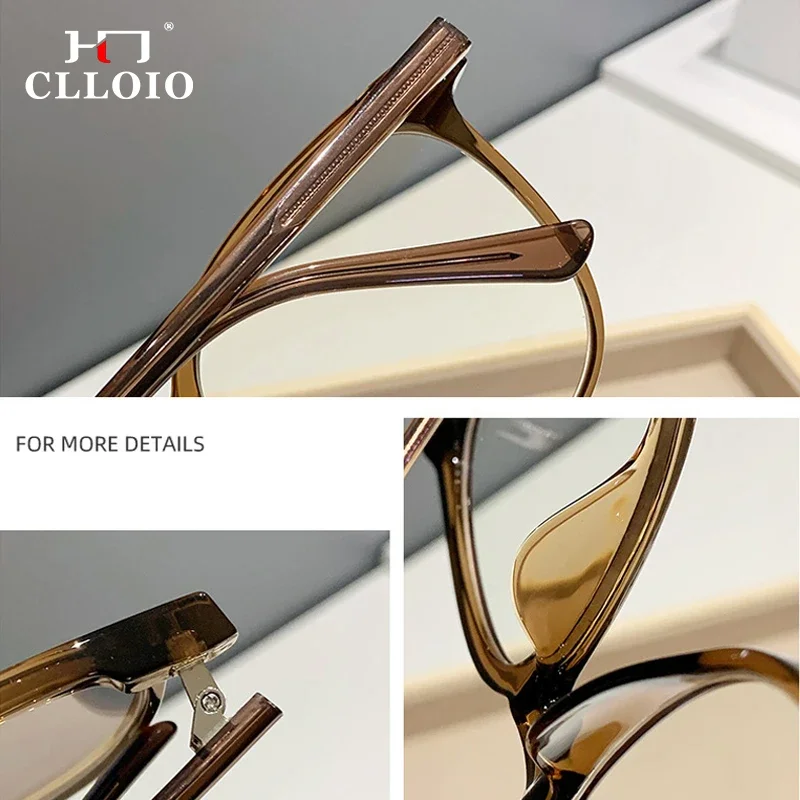 CLLOIO Netroots Bloggers с одинаковой большой оправой очки для близорукости фотохромные по