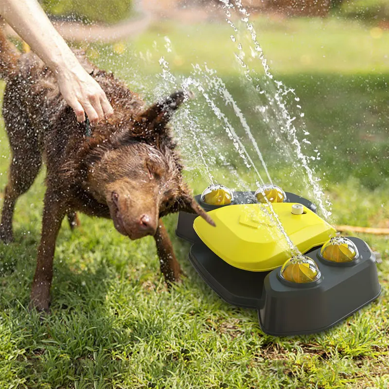 

Pet dog water feeder summer outdoor bath spray dog treading water toy foot smart water feeding water dispenser pet supplies