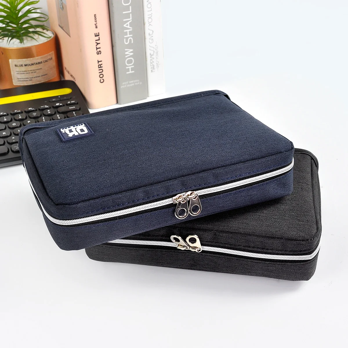 Портативный пенал с паролем холщовая сумка-карандаш для мальчиков большая