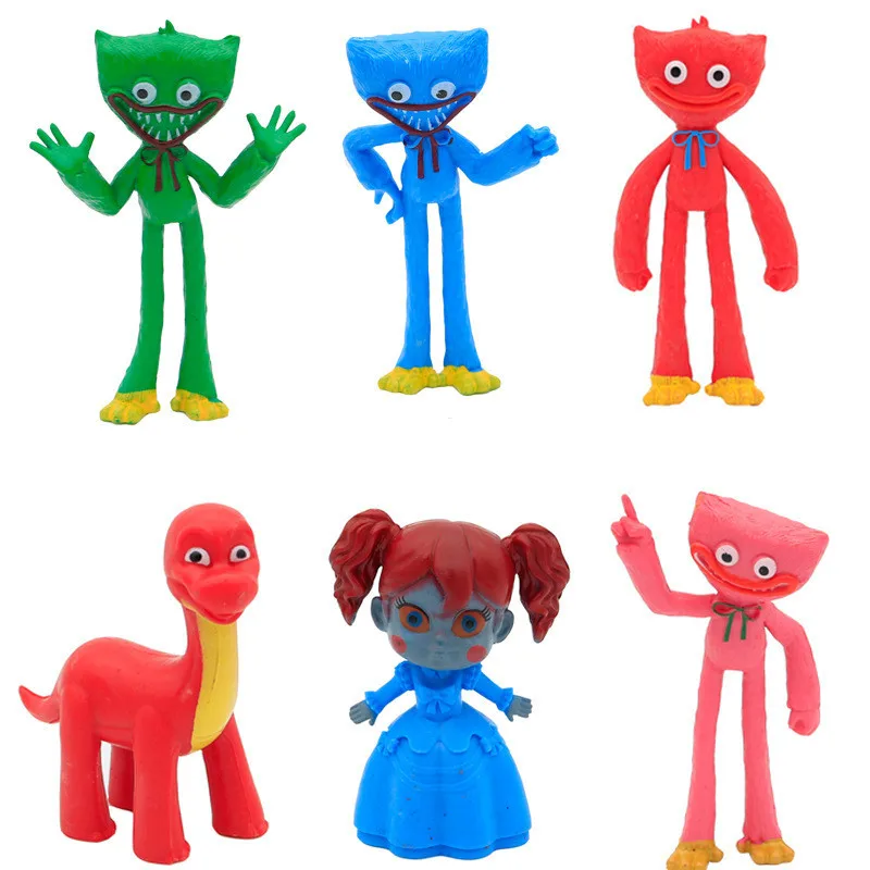 

Искусственная аниме-фигурка мака хугги Wuggy, персонаж из игры, экшн-фигурка из ПВХ, модель мака, игрушки, подарки