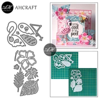 ahcraft flower flamingo metal cutting dies for diy scrapbooking photo album decorative embossing stencil paper cards mould