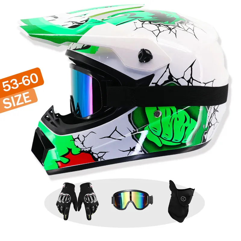 

Отправка 3 шт. подарок детский и подростковый внедорожный мотоцикл ралли шлем для горного велосипеда картинг AM DH крест шлем