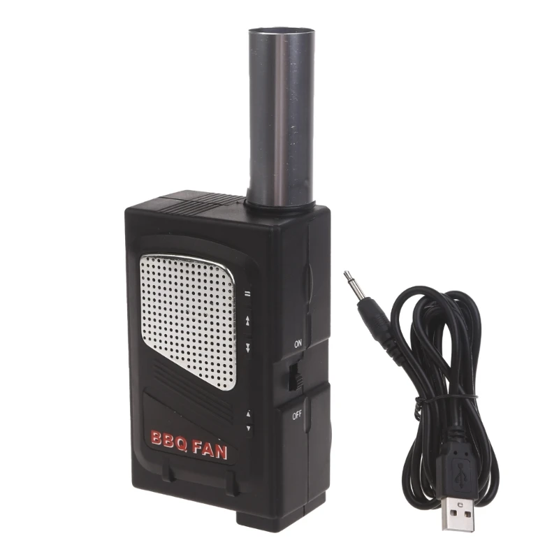 

Charcoal Fire Lighter Blower BBQ Lighter Grill Fan USB Powered for PICNIC Grill Charcoal Stove and Wood Stove