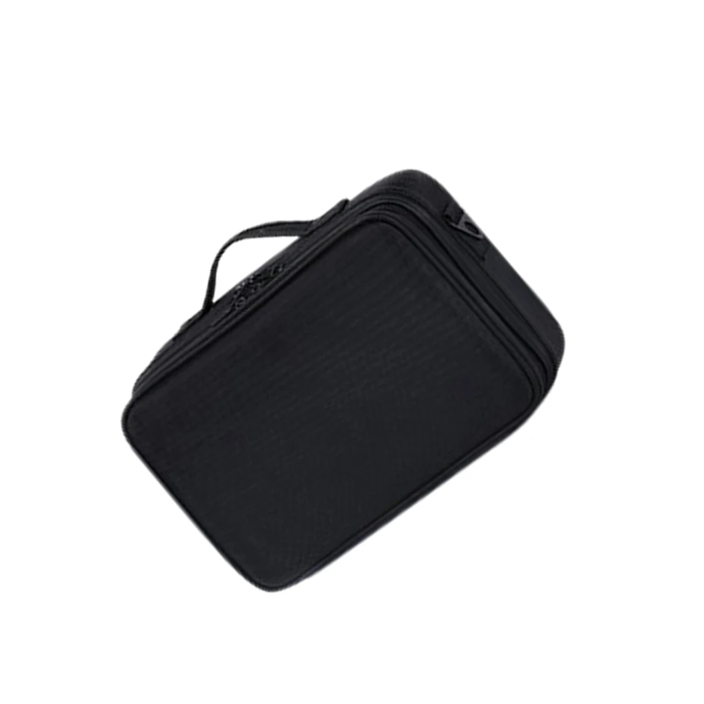 

Water-Proof Cosmetic Case With 3 Layers And Large Storage Space Professional Makeup Bag Oxford Fabric 3 Layers Desig
