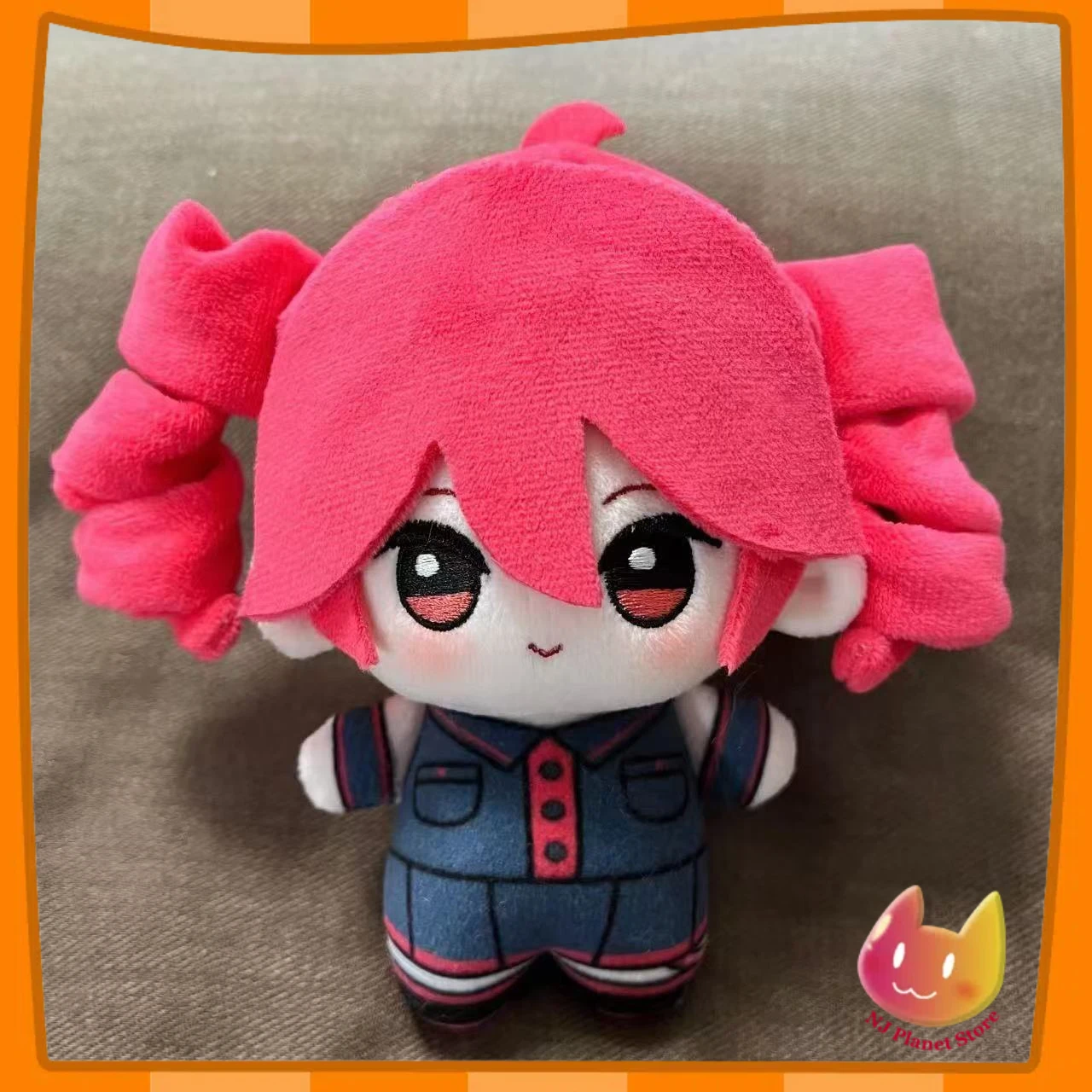 Мягкая плюшевая кукла Kasane Teto 10 см NIJIGEN PLANET