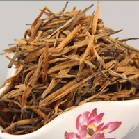 2022 china yunan black tea dianhong big golden needle single bud black tea high quality chinese tea